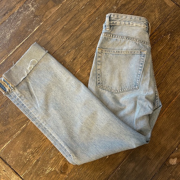 H&M & Denim Jeans Original Straight Fit High Waist Size 26 in GUC - Picture 4 of 11